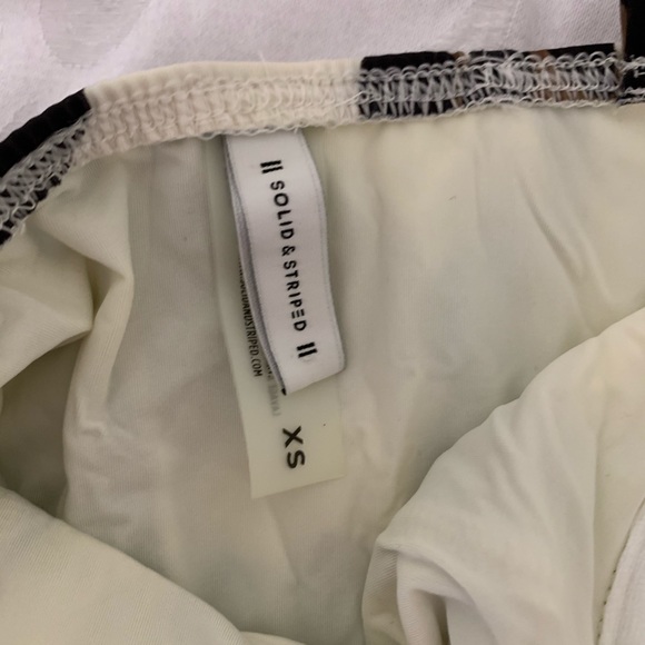 Solid & Striped One Piece Bikini - Picture 2 of 3